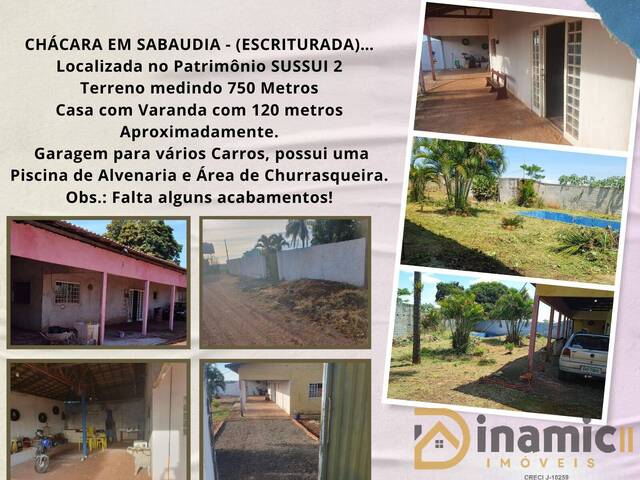 #643 - Chácara para Venda em Sabáudia - PR