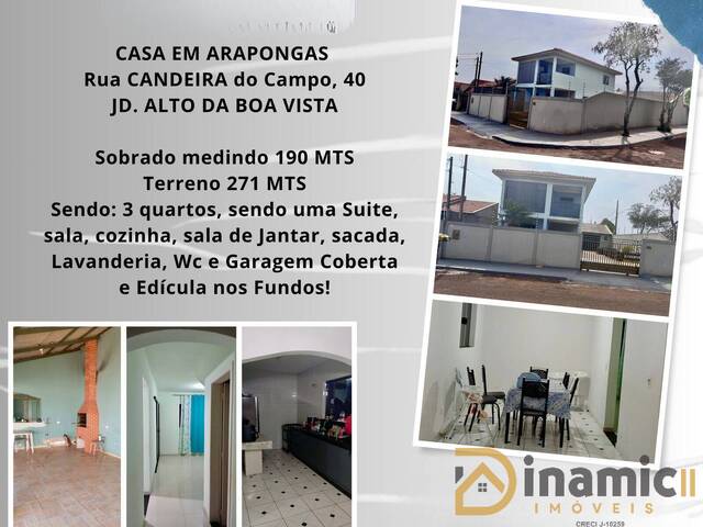 #646 - Sobrado para Venda em Arapongas - PR