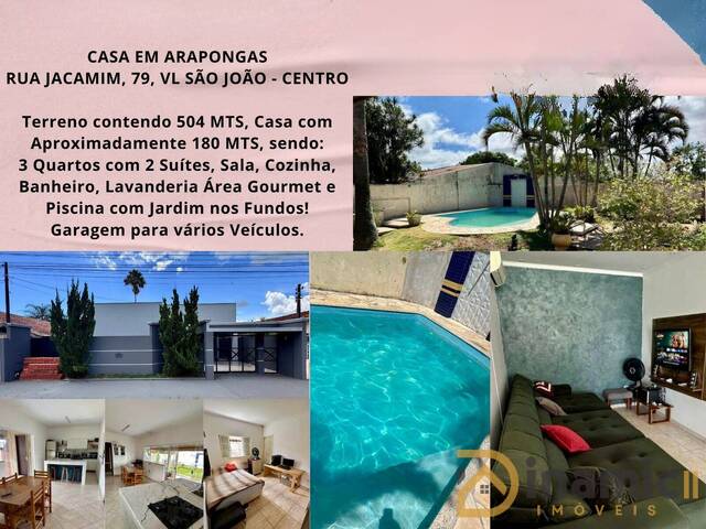 #647 - Casa para Venda em Arapongas - PR