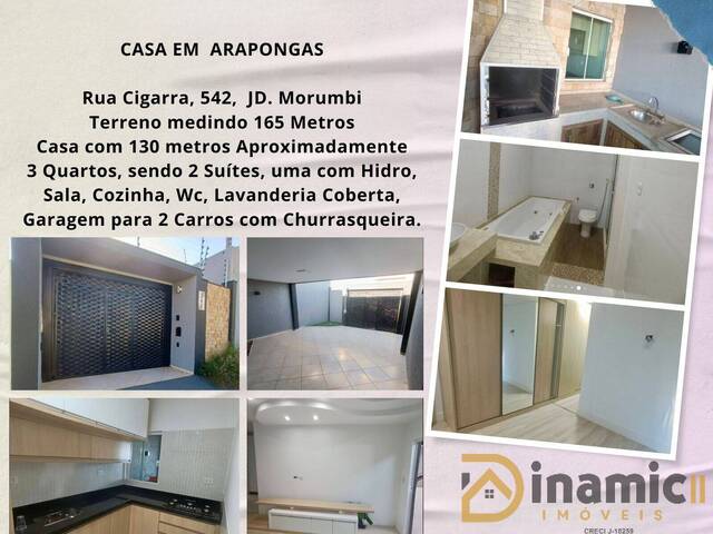 #649 - Casa para Venda em Arapongas - PR